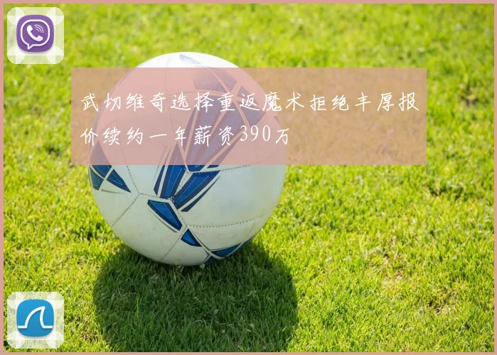 武切维奇选择重返魔术拒绝丰厚报价续约一年薪资390万